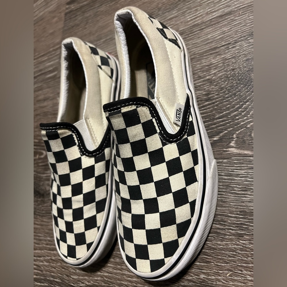 Checkered Vans